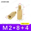 Separador de Latón Redondo Moleteado M2 Columna de Aislamiento de Cabeza Única Patrón de Raya Vertical Columna de Latón Columna de Tornillo de Monitoreo Venta al por Mayor