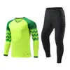 Traje de Uniforme de Portero de Fútbol para Hombres y Mujeres Camiseta Protectora de Manga Larga Traje de Competición y Entrenamiento Camisa de Portería Suministro Exclusivo Transfronterizo