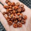 Jadeíta Jade Rojo Cuentas de Calabaza Jade Cuentas Sueltas Jade Rojo Verde Seco Melón de la Suerte Hebilla de Jade Espaciador Cuentas Espaciadoras Accesorios de Joyería Cuentas Hechas a Mano