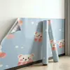 Papel pintado autoadhesivo lindo de dibujos animados, pegatinas de pared impermeables, papel pintado para el hogar, pegatinas decorativas para pared de fondo de habitación infantil, dormitorio