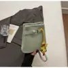 Moda de Tendencia Nueva Primavera y Verano 2025 Bolso Cubo Nicho Patrón Granulado Color de Contraste Bolso de Hombro Bolso Cruzado Súper Popular