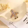 Anillo único de moda con incrustaciones de diamantes, accesorios de avión, colgante de collar de aleación, productos semiacabados, venta al por mayor