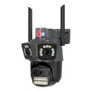 Cámara Inalámbrica Wifi Icsee Xiongmai S21 de Tres Lentes y Tres Pantallas Visión Nocturna de Doble Luz Cámara de Monitoreo Remoto por Teléfono Móvil