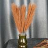 Arranjo de flores transfronteiriço garfo único simulação Juncos camada dupla grama pampas artificial decoração de casa casamento planta verde simulação Juncos