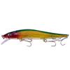 Señuelo Nuevo Minnow de Hundimiento Lento Delgado Tres Anzuelos Largo Alcance Pesca de Agua Dulce Marina Boca Torcida Lubina Caballa Señuelo Falso