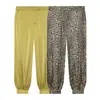 Comercio Exterior AliExpress Ropa de Mujer 2026 Moda Europea y Americana Versátil Casual Simple Textura de Satén de Seda Pantalones Linterna Mujer K71981