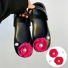 Zuecos Lindos y de Moda Estilo Ins Accesorios DIY Hebillas de Zapato Desmontables Flor de Zapato de Ballet Dibujos Animados 3D Accesorios