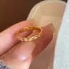 Anillo Fino de Plata de Ley S925 con Patrón de Rombo Totalmente Diamantado para Mujer, Apilable, Gama Alta, Exquisito, Versátil, Lujo Ligero