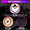 Cuerda de remolque de pasta para coche nuevo, pulsera de tracción para volante con forma de corazón JDM, colgante interior, correa de remolque para parachoques