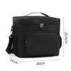 Bolsa Térmica para Almoço Atacado Transfronteiriça de Grande Capacidade, Lancheira Térmica Portátil Transversal, Bolsa Térmica para Lancheira ao Ar Livre