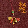 Llavero colgante de pluma Wenchang en el signo del regalo de graduación para estudiantes a ser no. 1 colgante para colgar en bolsa