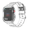 Para Apple Watch7 relógio iwatch8 Glacier cor TPU Apple nova pulseira de silicone transparente de uma peça