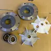 Máquina de lingotes piezas de máquina tapa final de bomba de aire aspa de ventilador rodamiento cubiertas laterales de bomba de aire con grafito