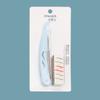 Soporte para cuchillo de depilación de cejas para principiantes rasguño rasguño acero inoxidable cuchillo de afeitar cejas plegable cuchillo de depilación de cejas navaja de cejas