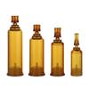 3ml a 20ml alta permeabilidade plástico PS flor de ameixa frasco de conservação marrom frasco de emulsão descartável essência dividida em frascos vazios