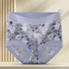 Nuevas Bragas Triángulo de Seda de Hielo Talla Grande para Mujer Talla Plus 80 kg Extra Grande de Cintura Alta Cómodas Florales Bragas para Mujer Venta al por Mayor