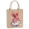 Bolsa de Feltro Personalizada Ano do Carneiro 2026 Novo Estilo Espessa Grande Capacidade Bolsa Tote Criativa Presente de Ano Novo Bolsa Tote da Moda