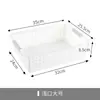 Cesta de Almacenamiento de Plástico Caja de Almacenamiento Rectangular Almacenamiento de Escritorio Cesta Pequeña Organizador Contenedor de Juguetes para Jardín de Niños Cesta de Almacenamiento para Cocina