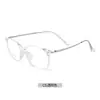 98030 Nuevo Marco de Gafas de Color Transparente Tr90 Montura Redonda Marco de Gafas para Hombres y Mujeres, Se Puede Equipar con Miopía al por Mayor