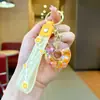 Llavero de Arena Líquida Astronauta Estrella Colgante de Bolso de Moda Colgante de Spaceman Parpadeante Súper Genial Llavero de Coche