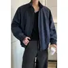 Chaqueta de otoño, estilo retro, diseño nuevo versátil, con cremallera, cuello alto, prenda superior casual para hombre, chaqueta de hombre