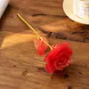 Buquê Colorido de Rosas Preservadas para o Dia das Mães com Folha de Ouro, Presente Romântico de Dia dos Namorados para Esposa, Namorada ou Aniversário da Melhor Amiga