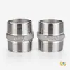 Niple Hexagonal de Acero Inoxidable 304 Conector Roscado Macho de Doble Extremo Conector Recto Interno Niple Corto 1/2" 3/4" 1"