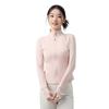 Ropa de Yoga con Aspecto Adelgazante para Otoño e Invierno Chaqueta Tops para Mujer Secado Rápido Ropa Deportiva para Exteriores Running Pilates Ropa de Fitness Slim Cuello Alto