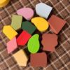 Esponja de maquillaje súper suave sin polvo huevo de belleza esponja triangular bloque húmedo y seco desechable casa pequeña maquillador