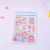 En stock Pegatina de Tarjeta Láser Goo Calcomanía de Dibujos Animados para Niños Calcomanía de Bono Creativa para Manualidades Goo Chuck Bolsa de Materiales para Diario Calcomanía