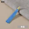 8cm Hilo Dorado Poliéster Anilla de Tirar Borla Colgante de Abanico Marcador de Libros Borla Gran Cantidad y Buen Precio