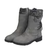 Botas novas de outono e inverno de 2026 estilo francês com bico fino para mulheres, zíper lateral baixo, versátil, elegante, moda, botas de cavaleiro, botas Martin