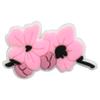 Nuevos zapatos creativos de agujeros con flores rosas, hebilla para zapatos de flores, PVC, goma suave, personalizados, DIY, hebilla decorativa, transfronterizos, en stock, venta al por mayor