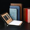 Computadora de Negocios Cuaderno de Piel Sintética A6A5 Bloc de Notas Libro de Registro Manual Set con Cremallera Libro