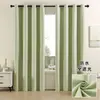 Cortinas Pretas Completamente Blackout de Comércio Exterior para Sala de Estar e Quarto, Toque de Luxo, Tecido Blackout Sem Furos, Cortinas Blackout Prontas Espessadas