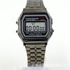 Reloj electrónico con correa de acero F91 transfronterizo para hombres y mujeres, con pantalla táctil cuadrada LED, reloj electrónico retro informal y ligero.