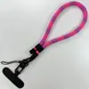 Ajuste de cuerda para muñeca, cordón para teléfono móvil, multifuncional, desmontable, ajuste, pieza colgante para teléfono móvil de 8 mm, correa de muñeca original, patrón giratorio