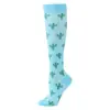Calcetines de compresión deportivos unisex para pantorrillas, más de 200 estilos de calcetines de compresión largos para saltar la cuerda y correr, directo de fábrica