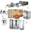 Linha de Produção Completa de Croissant Croissant Pão Conjunto Completo de Equipamentos Forno Rotativo de Ar Quente Comercial Máquina Contínua de Formação de Massa