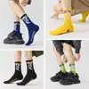 Calcetines para Niños Primavera y Otoño Algodón Puro Calcetines de Algodón de Caña Media para Niños, Adolescentes y Niños Mayores, Calcetines Deportivos Desodorantes Absorbentes de Sudor para Niños