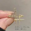 Broche de Estrella Brilla Brilla Diseño de Nicho Hebilla de Pin Anti-Exposición Adorno Fijo para Ropa Accesorios