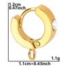 Versión japonesa y coreana de los mismos pendientes de acero de titanio joyería piercing pendientes de acero inoxidable pendientes pendientes pendientes alambre redondo pendientes fabricantes en stock