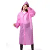 140g Moda japonesa y coreana transpirable EVA para adultos, una pieza, camisa larga, impermeable para exteriores, equitación, viajes, impermeable no desechable