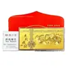 2026 Año del Caballo Lámina de Oro Imitación Billetes Conmemorativos Caja de Regalo de Buena Suerte para el Año Nuevo Billetes de Dinero que Atraen la Fortuna Conjunto de Regalo de Buen Comienzo Billetes de Cien Yuan