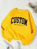 Moletom Feminino University Letter Gola Redonda Pulôver Macio Hip-Hop Lã Streetwear Feminino Solto Casual Bug Roupa Esportiva