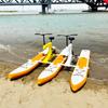 Bicicleta Acuática Inflable con Flotadores para Atracciones Turísticas, Bicicleta de Entretenimiento Doble Asiento para Paseos Turísticos