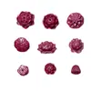 Marca Famosa Cristal Roxo Ouro Areia Cinábrio Lótus Esculpido Nuvem de Trás Contas Espaçadoras Pingente Joia Pingente de Contas Soltas Acessório