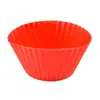Forma de Silicone para Muffin Cupcake, Forma Redonda para Bolo, Copinho Colorido para Tarte de Ovo, Forma de Silicone para Pudim