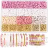 Caja de Set de Arcilla Suave Transfronteriza Cuentas de Arcilla Pulsera Hecha a Mano Kit de Materiales para Ensartar DIY Caja de Set Accesorios de Joyería Venta al por Mayor