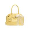Nuevo Estilo Primavera y Verano 2026 Bolso de Concha para Mujer con Lazo de Perlas y Correa de Encaje Estilo Lindo Femenino de un Solo Hombro Cruzado de Mano